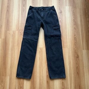 Denim Forum Lo Rise Cargo Jean